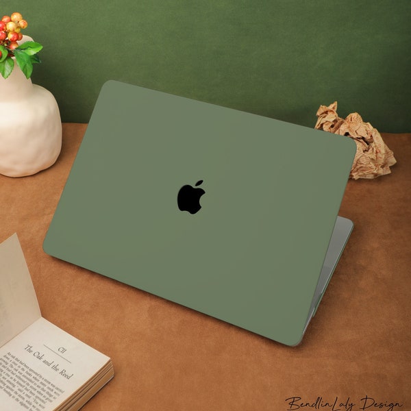 Bronze Green Macbook Case Apple Macbook M2  Air 13 A2681 Case, Pro 13, Pro 14, Pro 16 2021 MacBook Pro 15 Retina 11 12 13