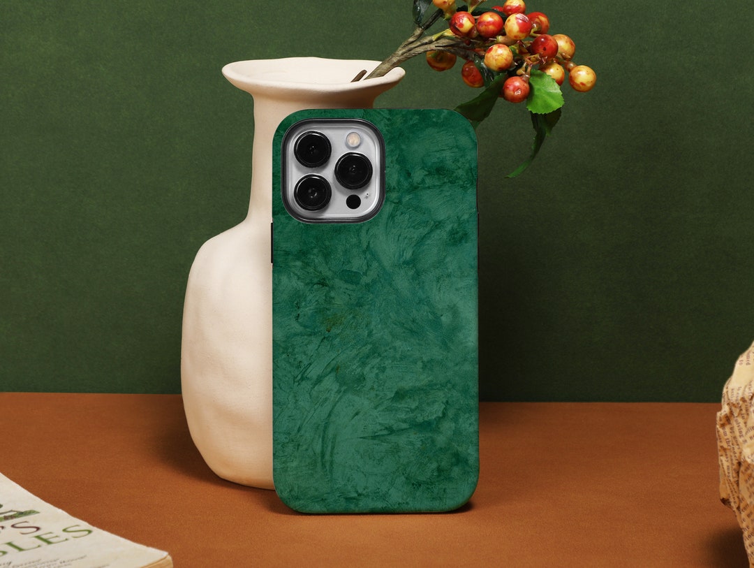 Jade Green Marble iPhone 14 Pro Max Case, Customize iPhone Case for