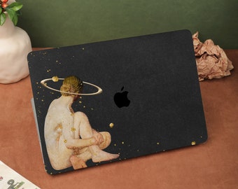 Galaxy Thinker Macbook Case Apple Macbook M2 Air 13 A2681 Case, Pro 13, Pro 14, Pro 16 2021 Macbook Pro 15 Idea Gift Unique Laptop Case