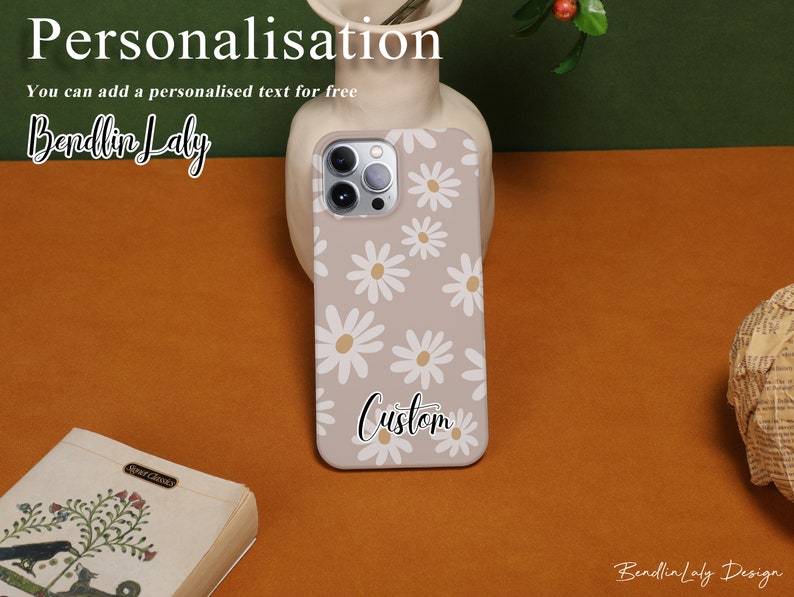 Seamless Florals Pattern Personalize iPhone 14 Pro Max case, Customize iPhone Case for iPhone14 13 12 11 Pro XR XS X SE 2020 2022 7/8P Bild 2