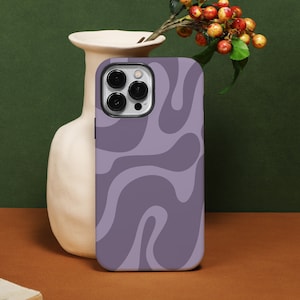 Purple Water Splash iPhone 14 Pro Max case, Customize iPhone Case for iPhone14 13 12 11 Pro  XR XS X SE 2020 2022 7/8P