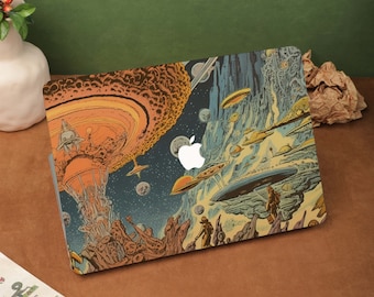 Science Fiction World Macbook Case Apple Macbook M2  Air 13 A2681 Case, Pro 13, Pro 14, Pro 16 2021 MacBook Pro 15 Retina 11 12 13