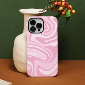 Pink Marble Art iPhone 14 Pro Max case, Customize iPhone Case for iPhone14 13 12 11 Pro XR XS X SE 2020 2022 7/8P