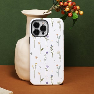 Elegant Flower Art iPhone 14 Pro Max case, Customize iPhone Case for iPhone14 13 12 11 Pro XR XS X SE 2020 2022 7/8P