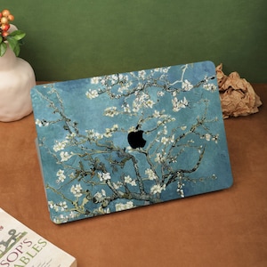 Van Gogh Apricot Blossom Painting Macbook Case Apple Macbook M2 Air 13 A2681 Case, Pro 13, Pro 14, Pro 16 2021 MacBook Pro 15 Retina 11 12