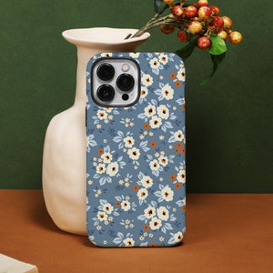 Vintage Floral Wallpaper iPhone 14 Pro Max case, Customize iPhone Case for iPhone14 13 12 11 Pro XR XS X SE 2020 2022 7/8P