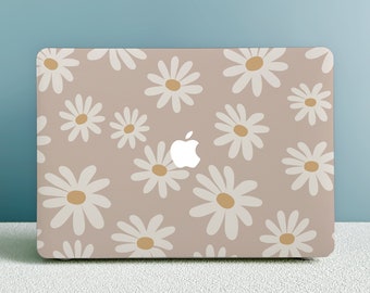 Seamless Florals Pattern Macbook Case Apple Macbook Air 13 Case, Pro 13, Pro 14, Pro 16 2021 Macbook Pro 15 Idea Gift Unique Laptop Case