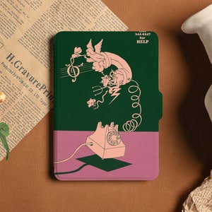 Absurde telefoon Kindle-hoes Kindle Paperwhite 11e generatie, Gloednieuwe Kindle 6" 2022-hoes, Kindle Paperwhite 2021-hoes Kindle