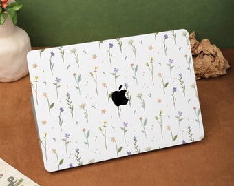 Elegant Flower Art Macbook Case Apple Macbook M2 Air 13 A2681 Case, Pro 13, Pro 14, Pro 16 2021 MacBook Pro 15 Retina 11 12 13