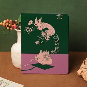Absurd Telefoon iPad hoesje, iPad Air 5 2022, iPad Pro 11/12 iPad 9 2021, iPad 8 2020, iPad Air4, iPad mini 5 6 Aangepaste naam iPad
