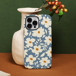 Flower Painting iPhone 14 Pro Max case, Customize iPhone Case for iPhone14 13 12 11 Pro XR XS X SE 2020 2022 7/8P Bild 1