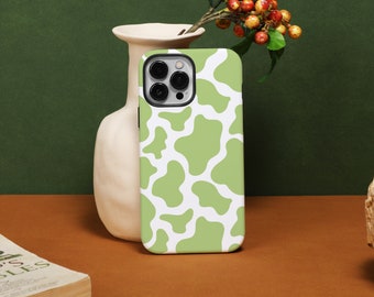 Giraffe schilderij groen personaliseren iPhone 14 Pro Max hoesje, iPhone hoesje aanpassen voor iPhone14 13 12 11 Pro XR XS X SE 2020 2022 7/8P