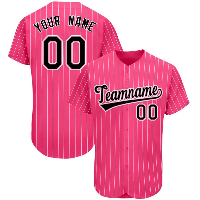 Custom Baseball Jersey Shirt Add Your Name and Number on Your Etsy