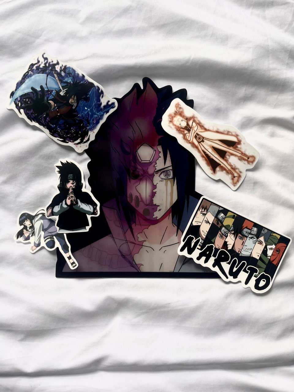 Sasuke Chidori Naruto Holographic Anime Peeker / Decal / Bumper Sticker