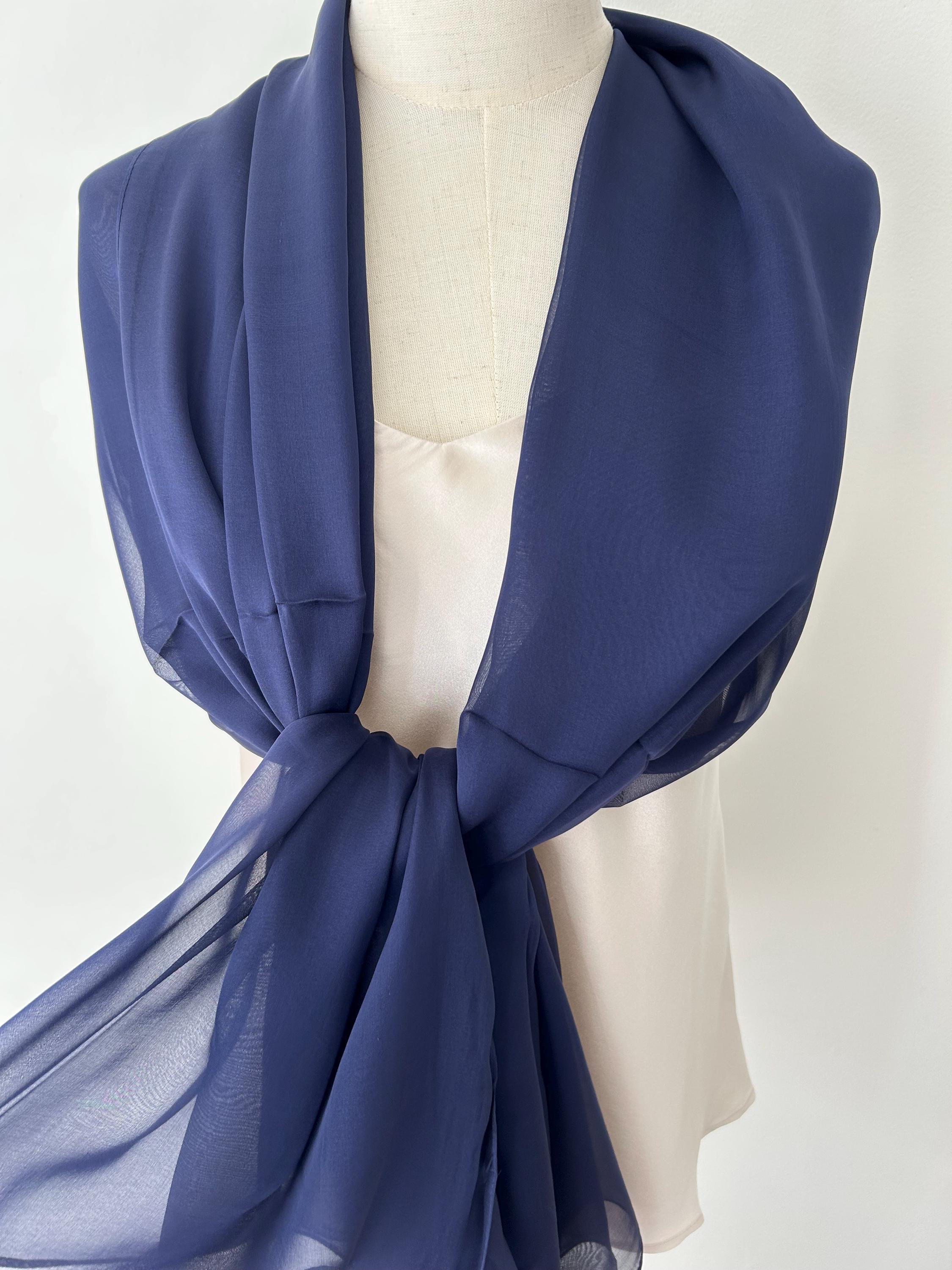 navy blue dress scarf Aria Cove - Maxi Dress - Women - Polyester - 8 US
