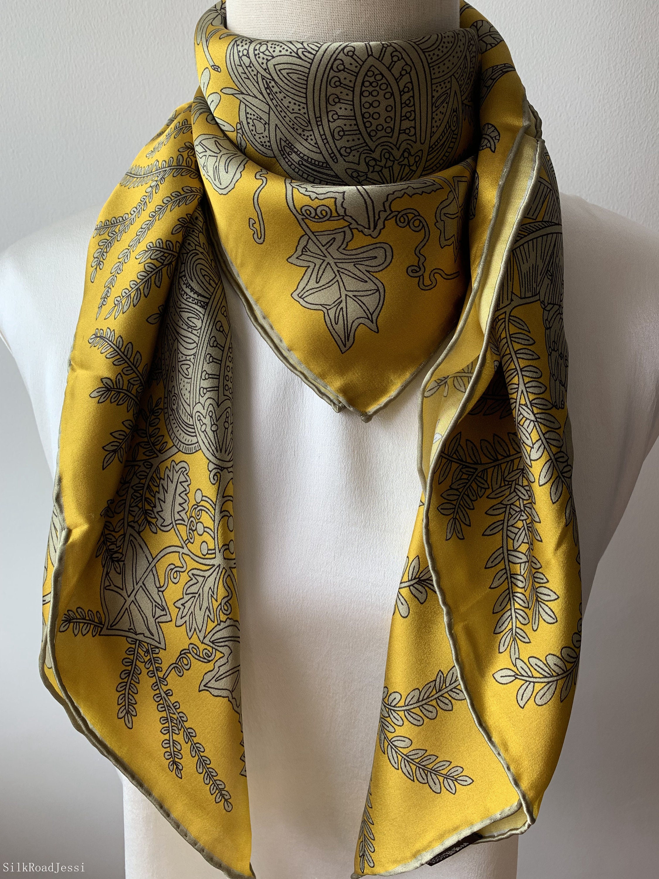 マフラー・ストール FABIELLO Lavi knit muffler (mustard) Emblem Knit Muffler | STUDIO SEVEN (スタジオ セブン)