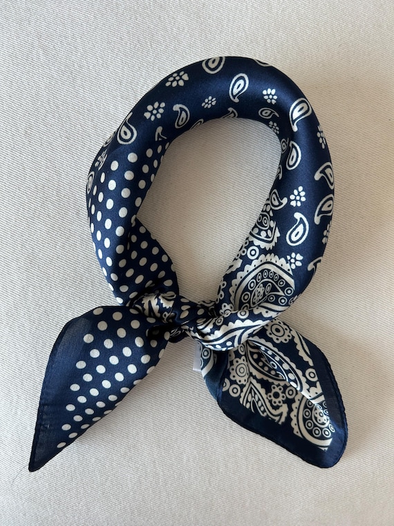 帽子 SILK SCARF CAP/ NAVY SILK SCARF CAP/ NAVY – SHISHIKUI