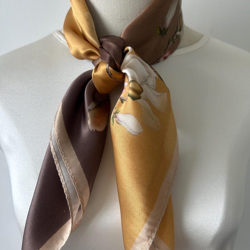 Floralis No. 26 Chiffon Square Scarf