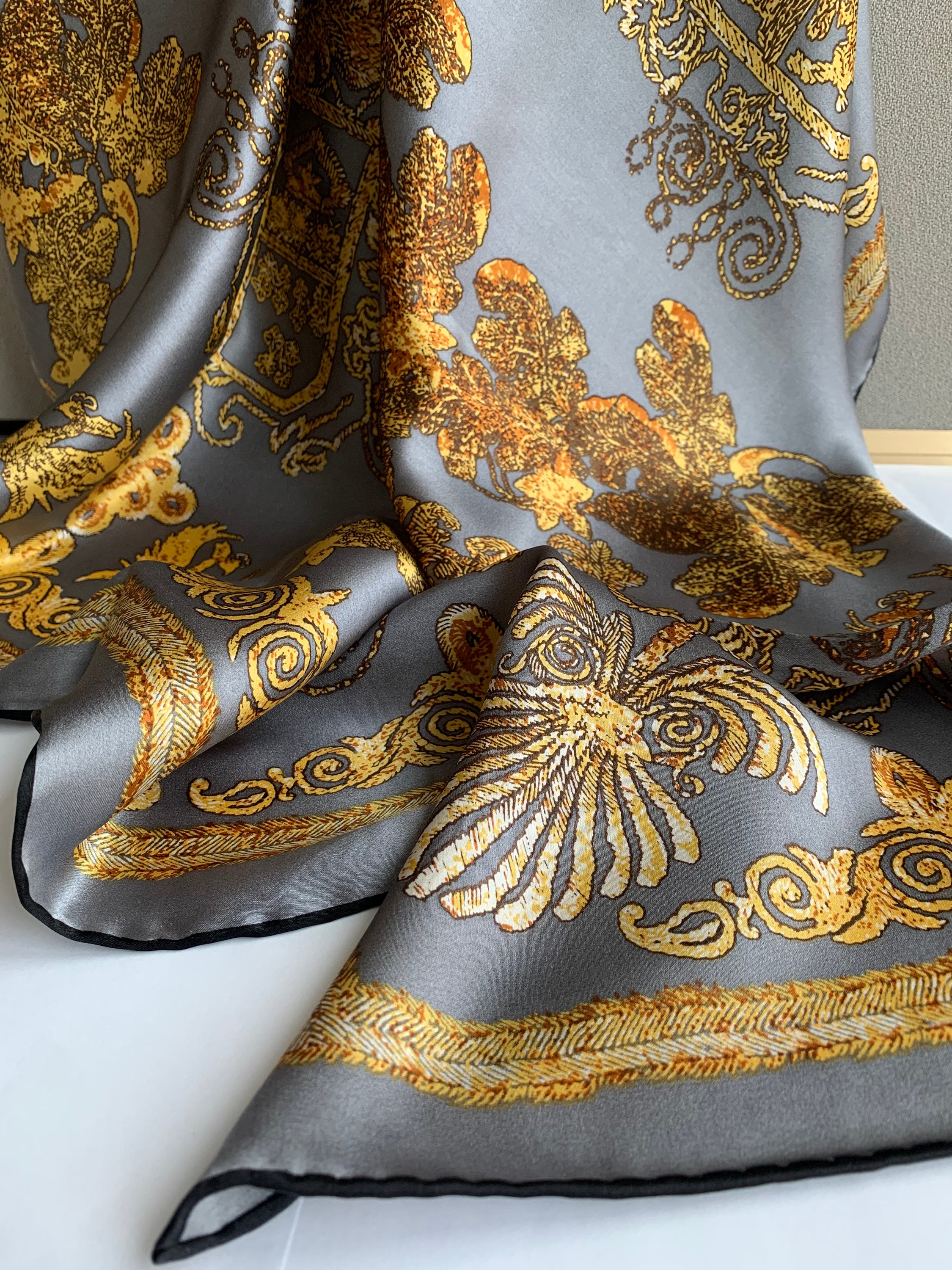 Versace Silk Scarf Etsy