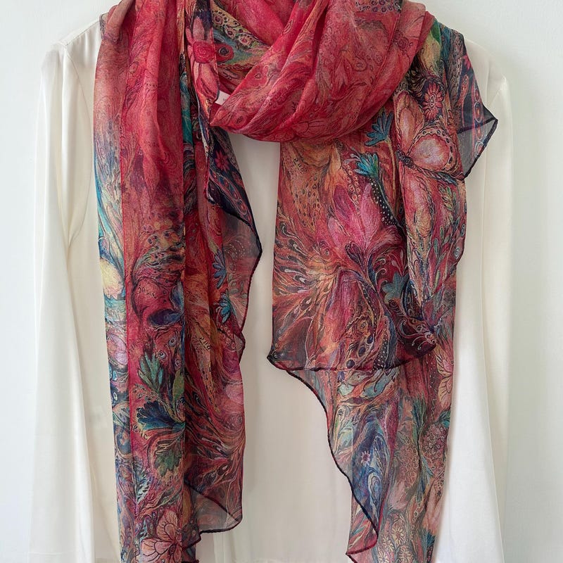 Salisbury silk chiffon gold hand embroidered maxi main image 1