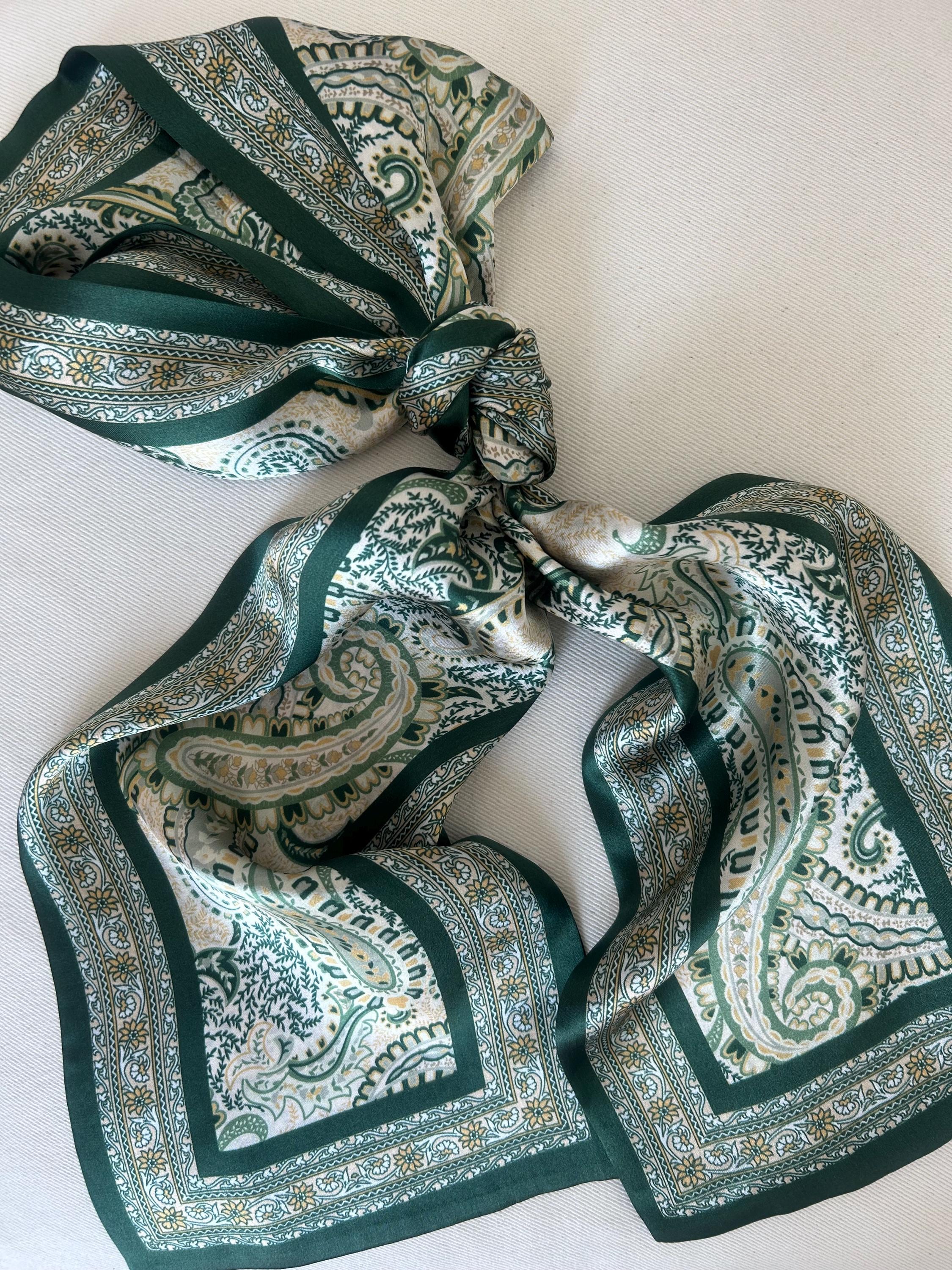 Bohemian Long Scarfs Paisley - Etsy