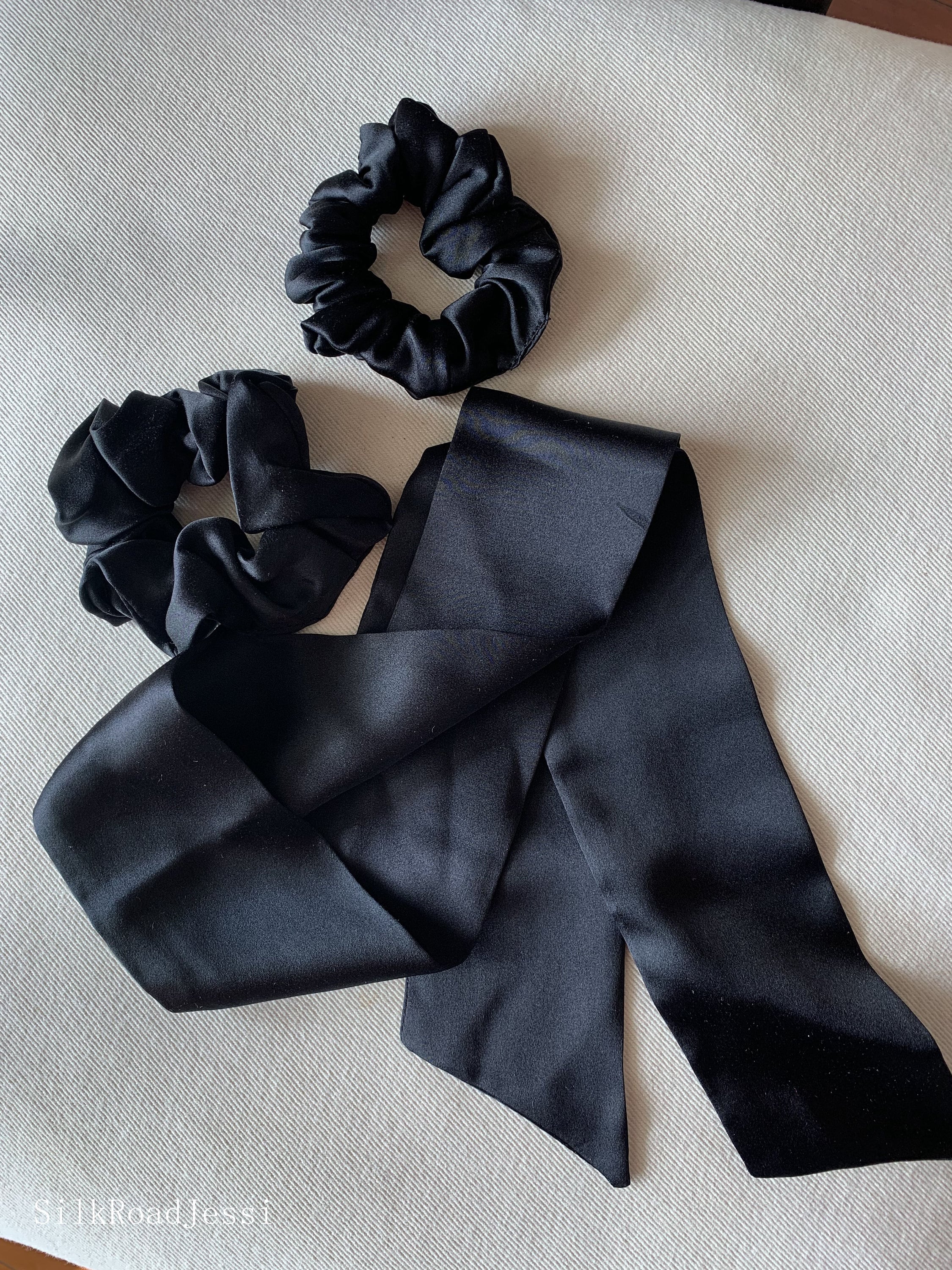 Silk Twilly Purse Scarf, Handbag Wrap, Bag HaRibbon Long Narrow Skinny Scarf,  double sides design - Scarves & Wraps - Fort Lee, New Jersey, Facebook  Marketplace