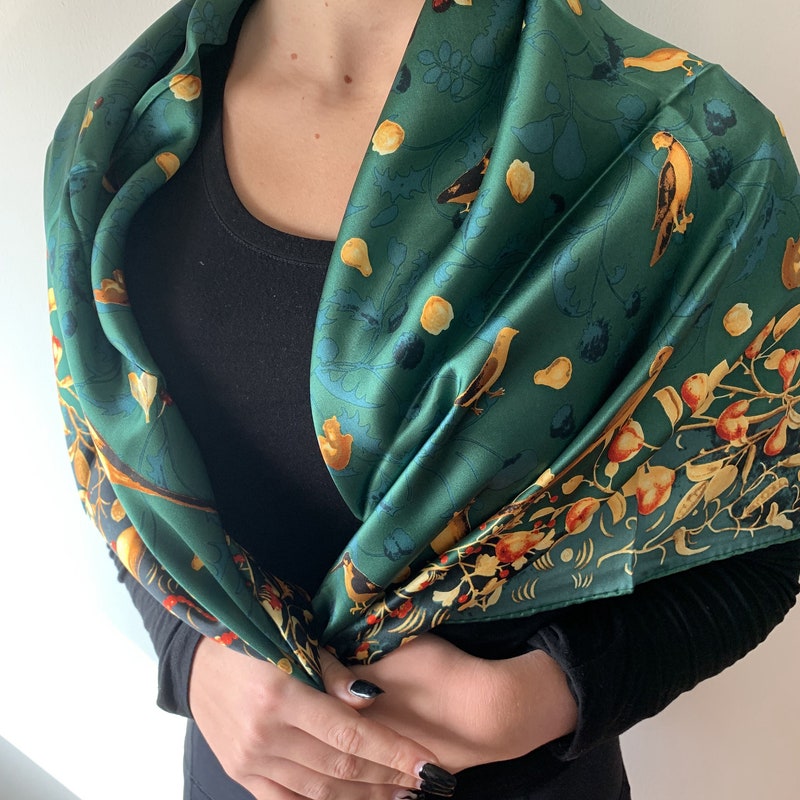 Wool and Silk Square Scarf main image 1