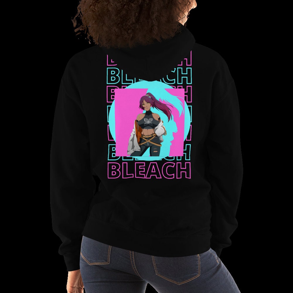 Yoruichi Hoodie, Bleach inspired Anime Hoodie, Yoruichi Shihouin