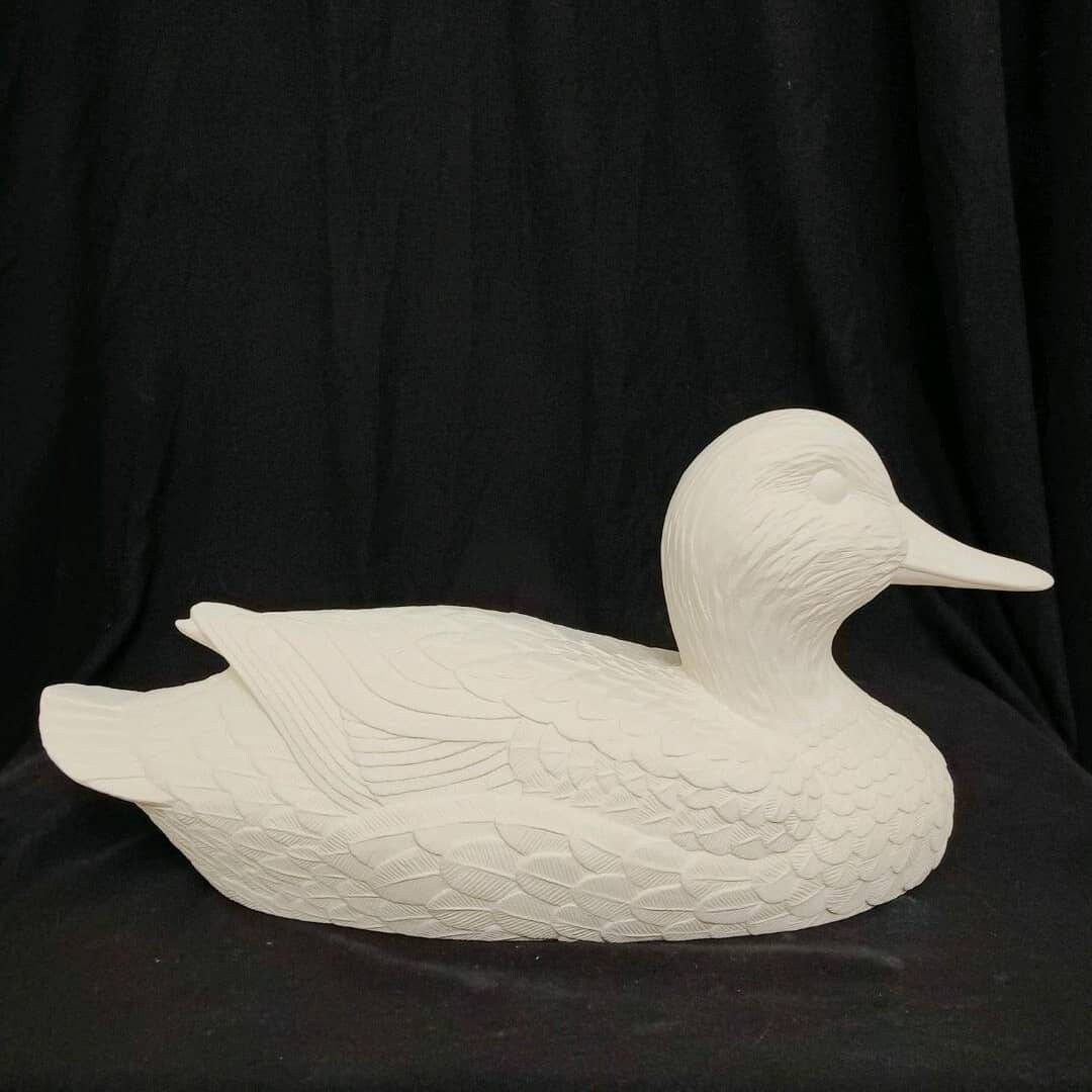 6.5in Realistic Ceramic Bisque Duck Etsy