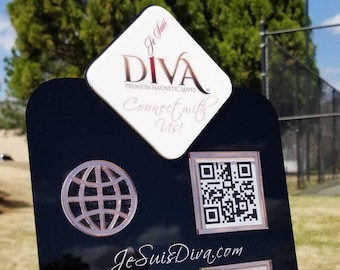 Business Logo With QR Code Sign | QR Code Sign