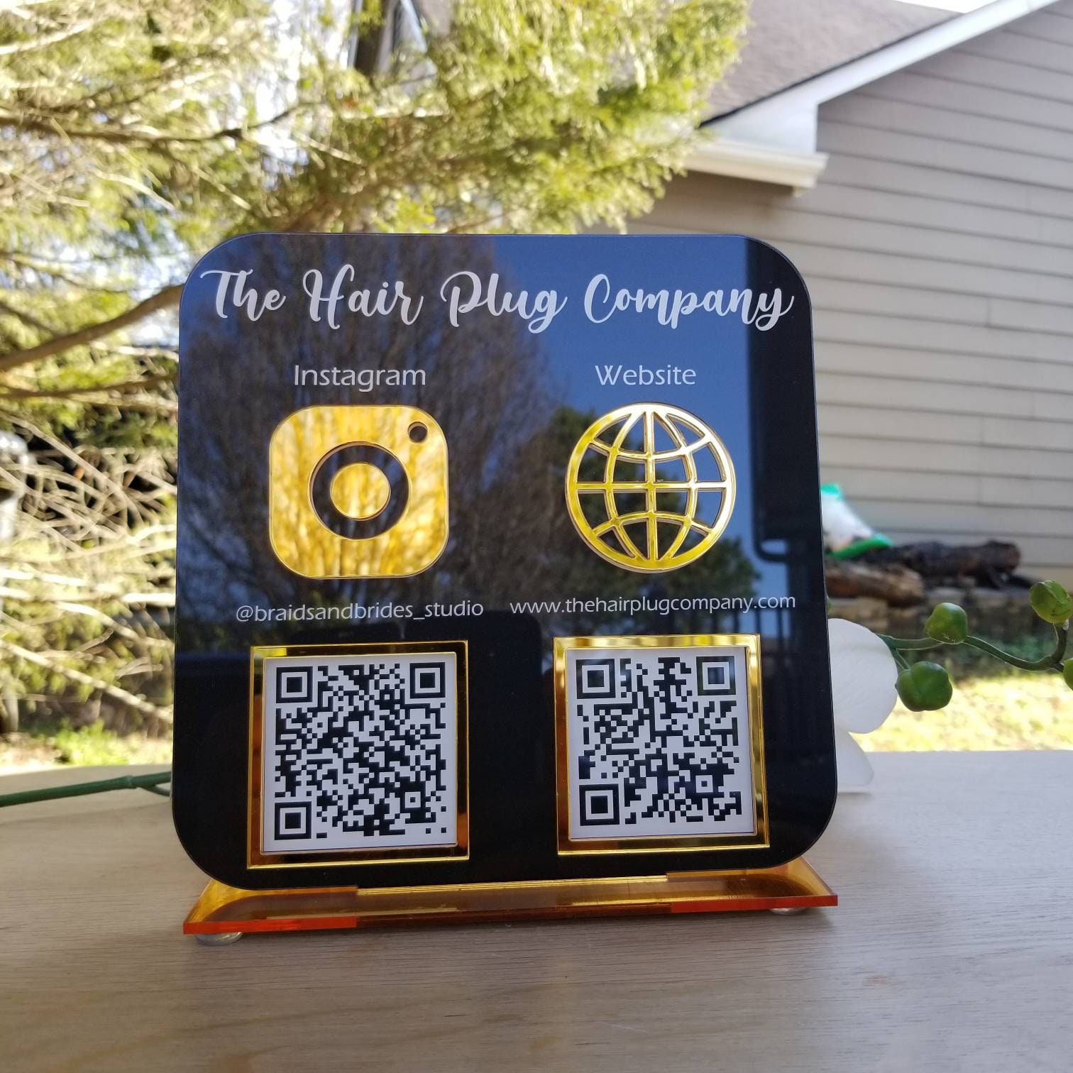 Instagram Sign for Business Multi QR Code Sign QR Code - Etsy