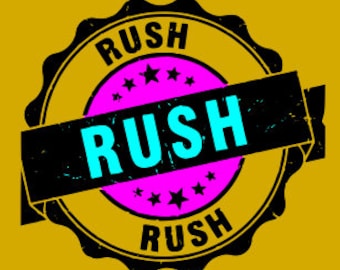Rush Order | Rush Processing | Order Processed Within 24-48 hours (Does Not Include Shipping)