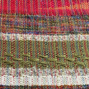 Handmade Woven Decor, "Primary Secondary"