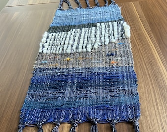 Handmade Woven Decor, "Cliffs and Shore"