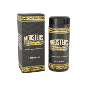 Mobsters Haarstruktur Pulver- Geeignet für alle Haartypen- Sofortiger Haarglanz und Volumen- Mattes Finish- Styling Powder