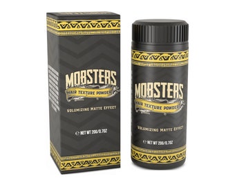 Mobsters Hair Texture Powder- Suitable for All Hair Types- Instant Hair Shine and Volume- Matte Finish- Styling Powder