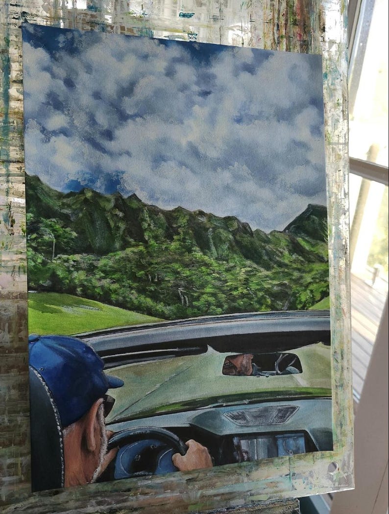 Aangepaste aquarel landschapsschilderkunst: gepersonaliseerde reisherinneringskunst afbeelding 12
