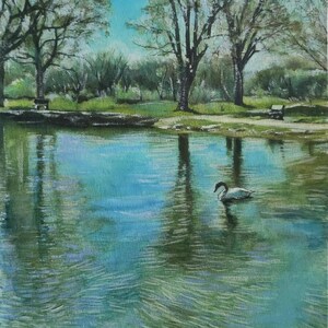 Aangepaste aquarel landschapsschilderkunst: gepersonaliseerde reisherinneringskunst afbeelding 17