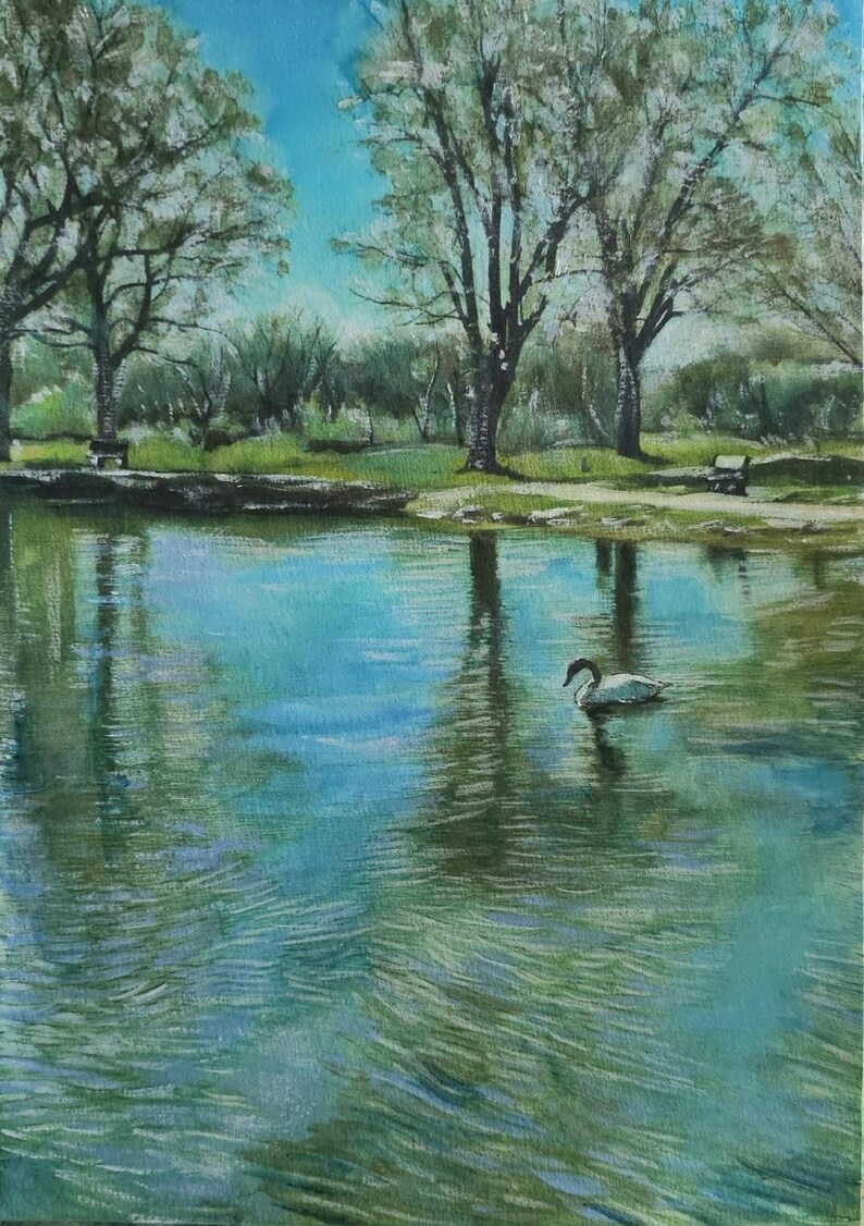 Aangepaste aquarel landschapsschilderkunst: gepersonaliseerde reisherinneringskunst afbeelding 17