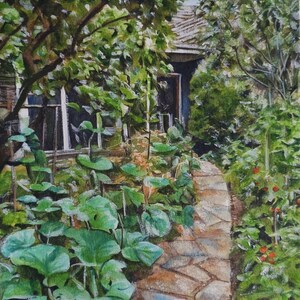 Aangepaste aquarel landschapsschilderkunst: gepersonaliseerde reisherinneringskunst afbeelding 18