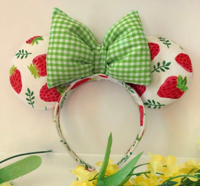 Strawberries and Cream Mouse Ears image 2