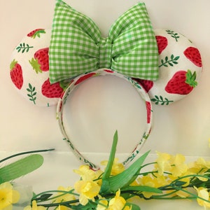 Strawberries and Cream Mouse Ears image 5