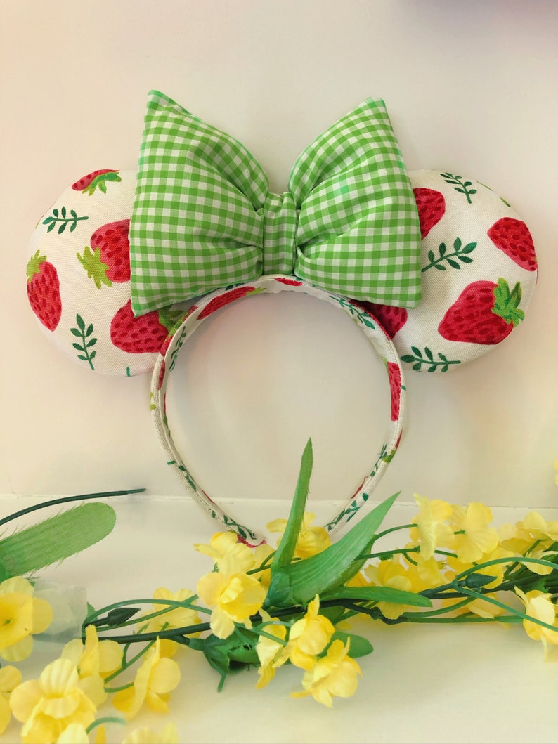 Strawberries and Cream Mouse Ears image 5