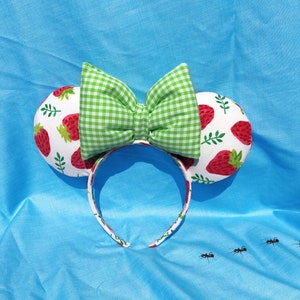 Strawberries and Cream Mouse Ears image 3