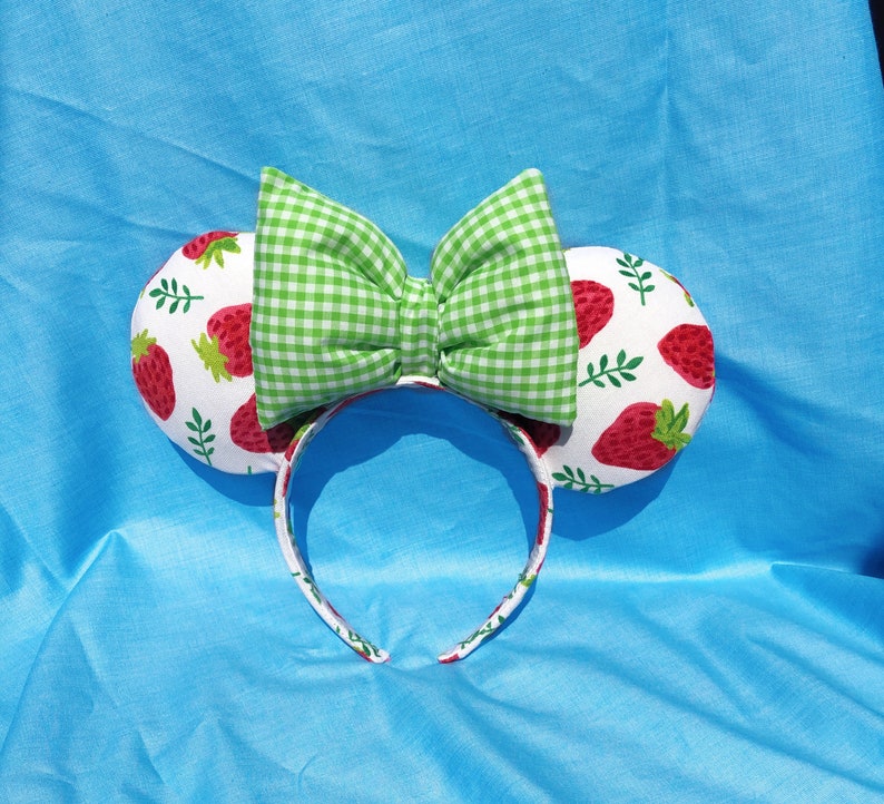 Strawberries and Cream Mouse Ears image 4