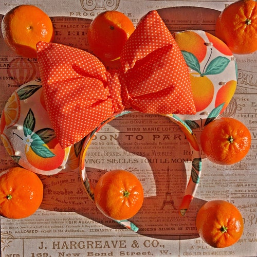 Citrus Orange Mouse Ears.