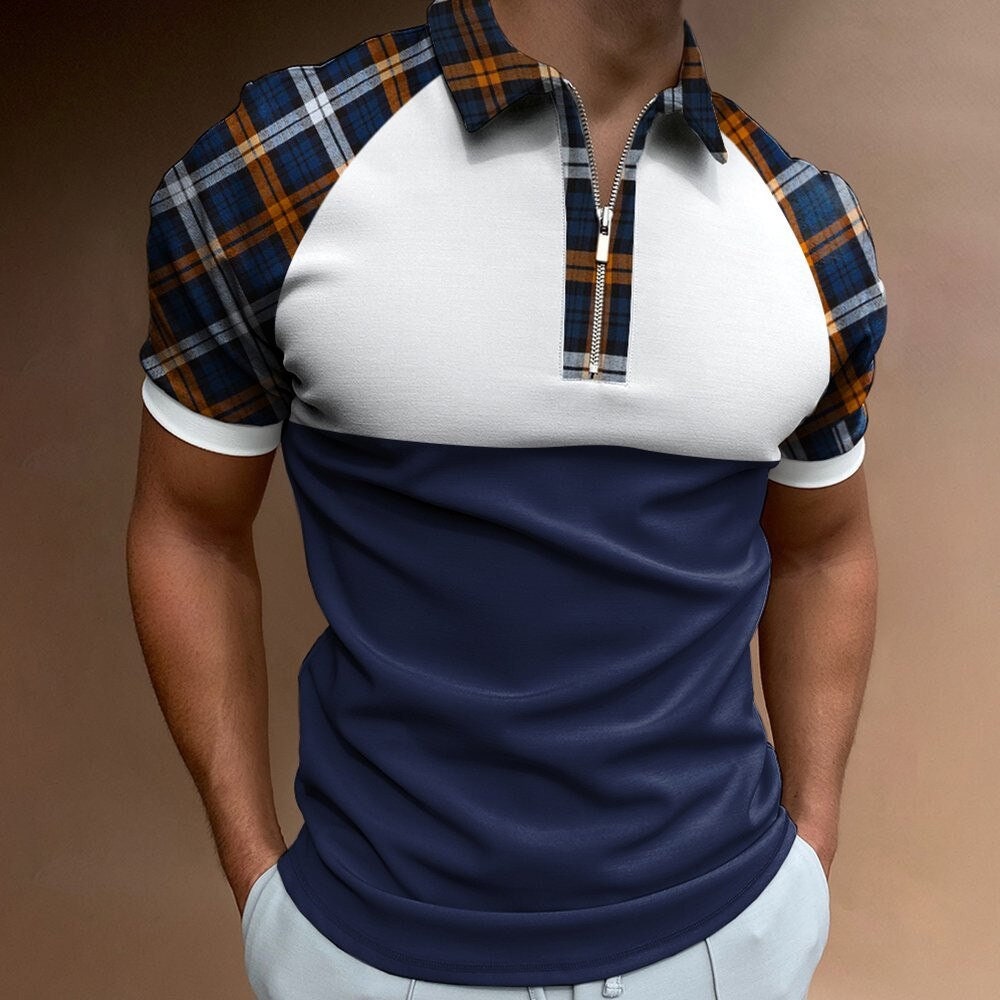 Summer Short-sleeved Polo Shirt for Men - Etsy