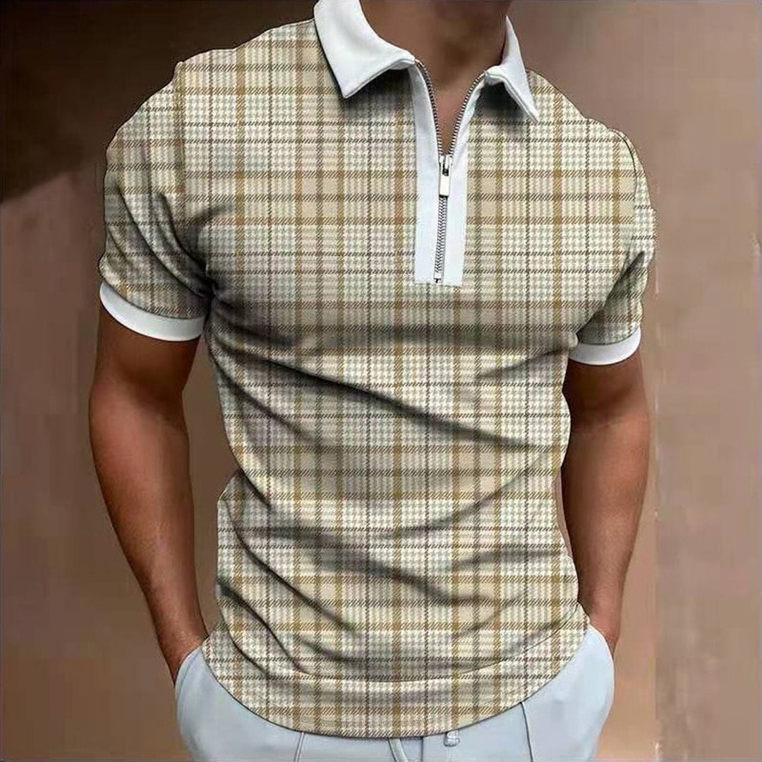 Summer Short-sleeved Polo Shirt for Men - Etsy