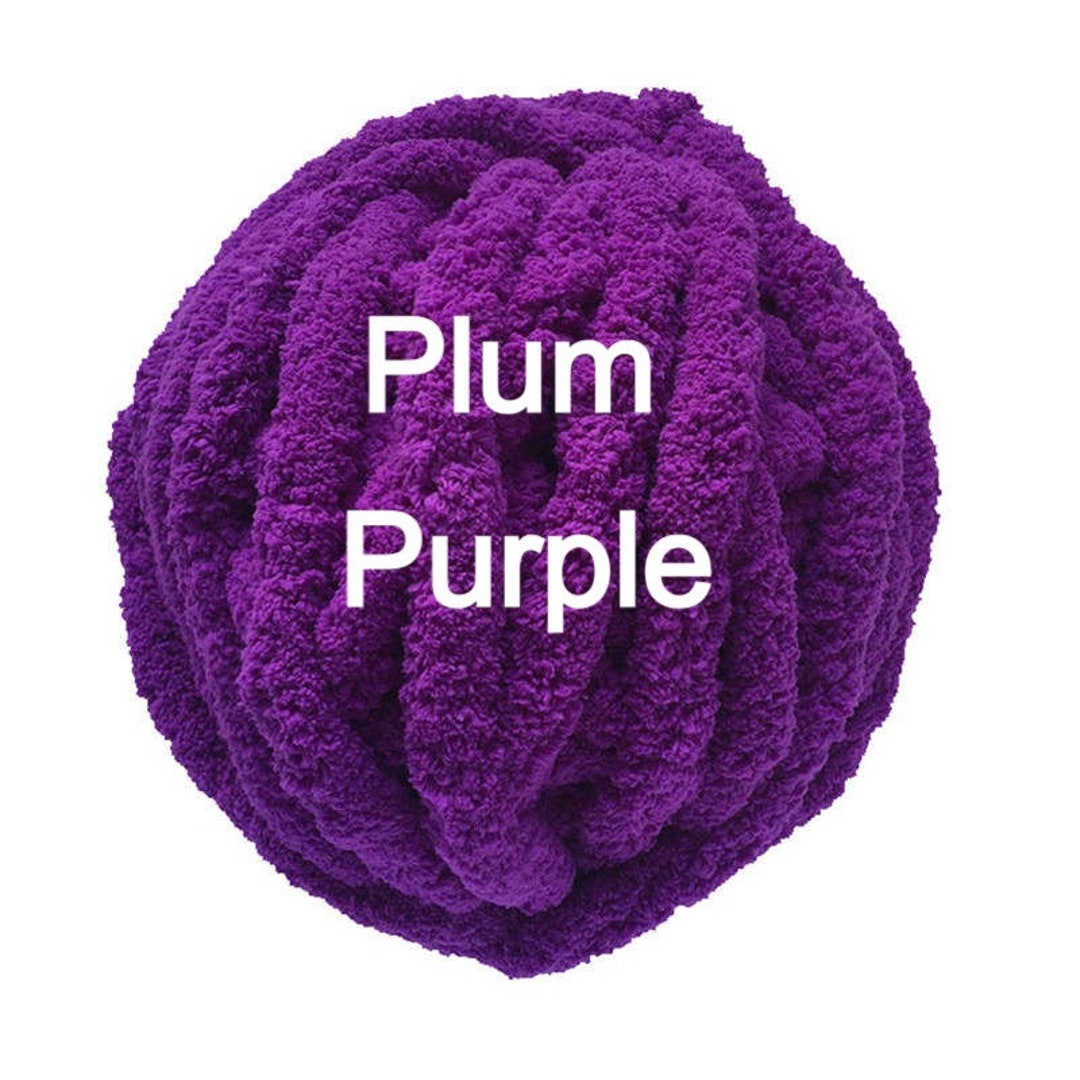CHUNKY YARN, Arm Knitting Yarn, Chunky Chenille Yarn, Chunky Vegan Yarn