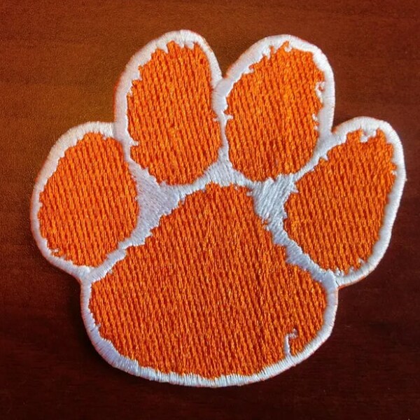 CLEMSON UNIVERSITY embroidered Patch/ Iron On Patch / Sew On Patch / Backpack Patch / Jacket Patch / Collegiate Embroidery / Clemson Tigers